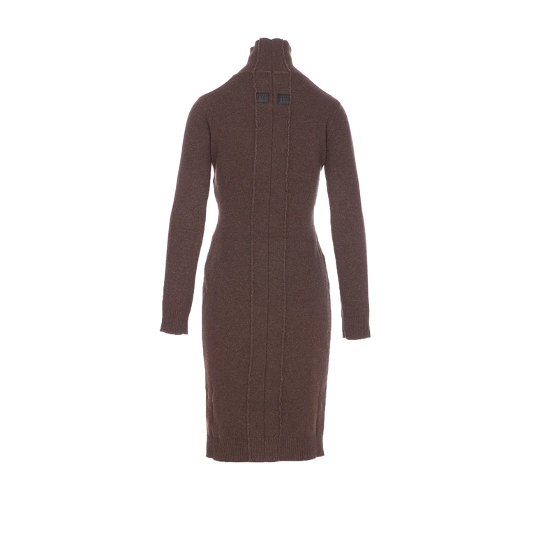 MM6 Maison Margiela Dresses Brown Wool - Women