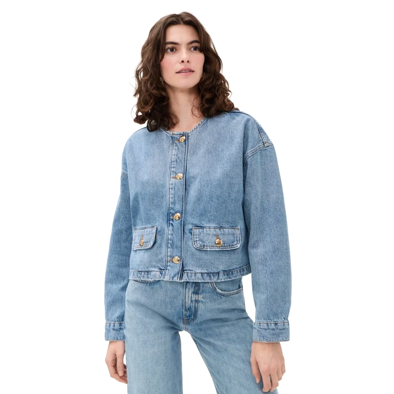 ANINE BING Blanche Jacket Caspian Blue XS