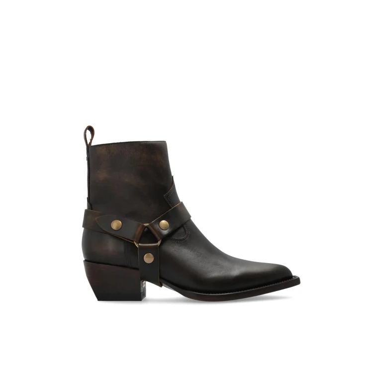 Golden Goose Leather Ankle Boots debbie