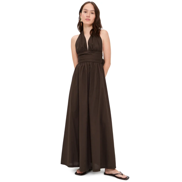 FAITHFULL Lido Maxi Dress Espresso 6
