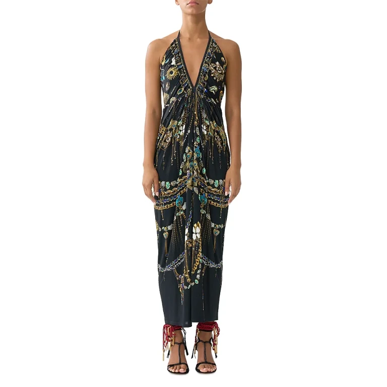 Camilla Jersey Halter Dress