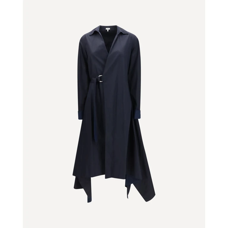 LOEWE Layered belted midi Dress Female 40