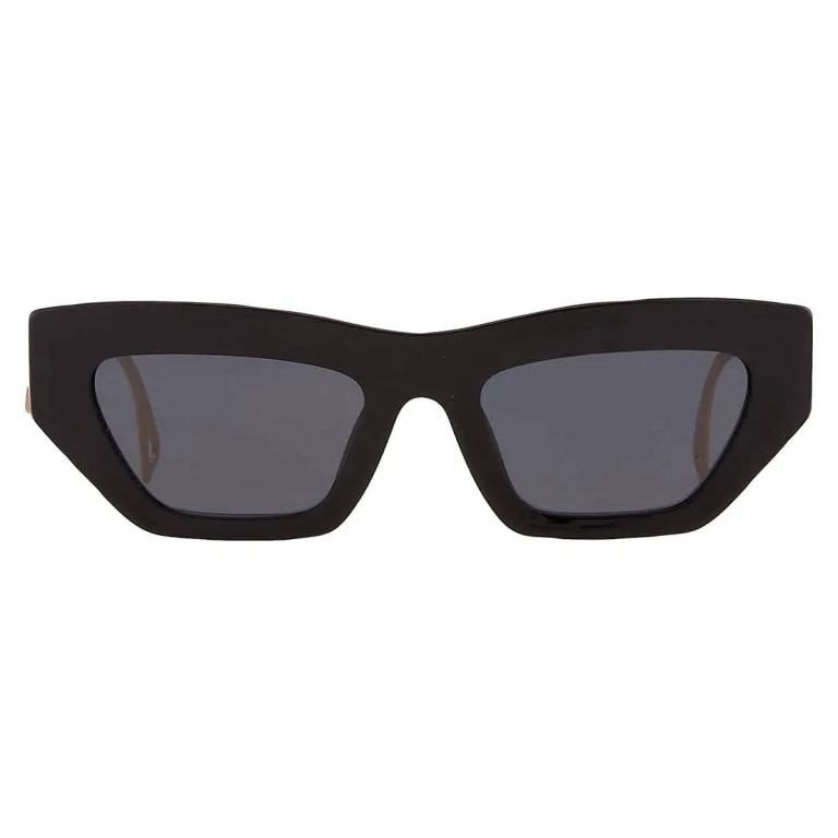 Versace Dark Grey Irregular Ladies Sunglasses VE4432U GB1/87 53
