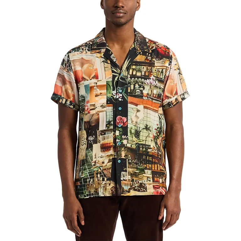Robert Graham Harry's Place Button Down Camp Shirt