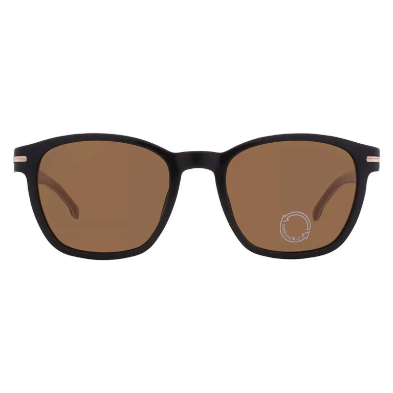 Hugo Boss Brown Square Mens Sunglasses BOSS 1505/S 807 52