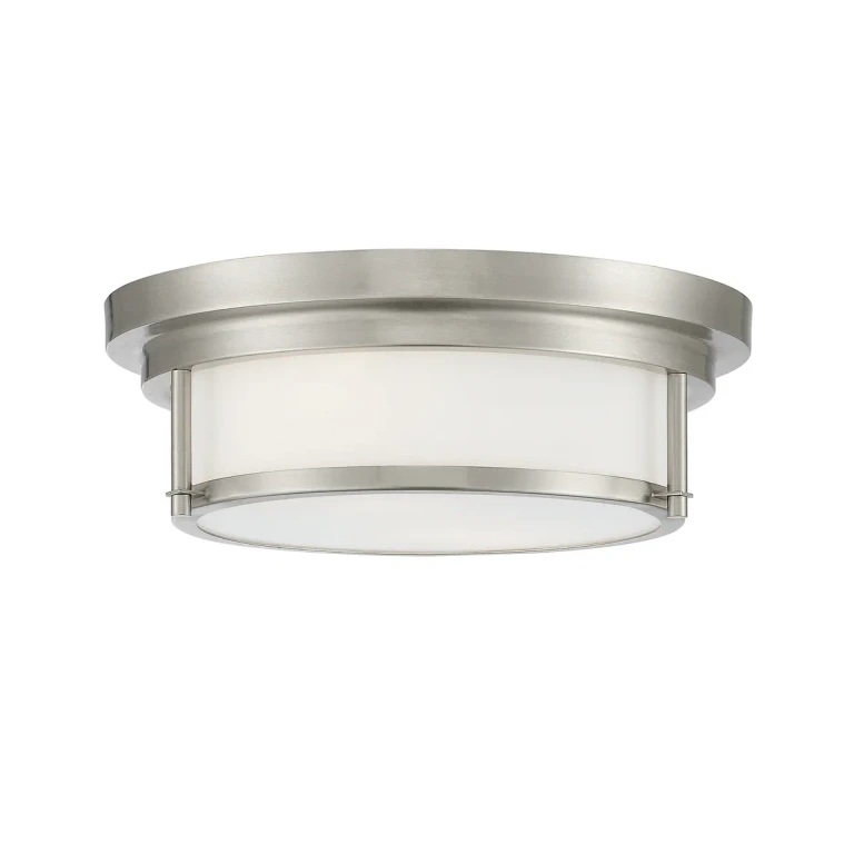 Trade Winds Lighting 2-Light Ceiling Light In Brushed Nickel - TW80067-BN