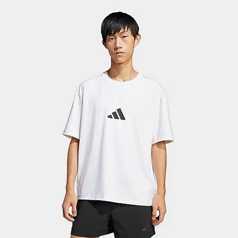 adidas Men's Sportswear Z. N.E. Loose T-Shirt in White Size: XS