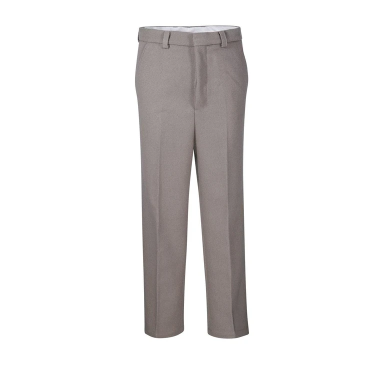 Ami Alexandre Mattiussi Paris Straightleg Pleatdetailed Trousers