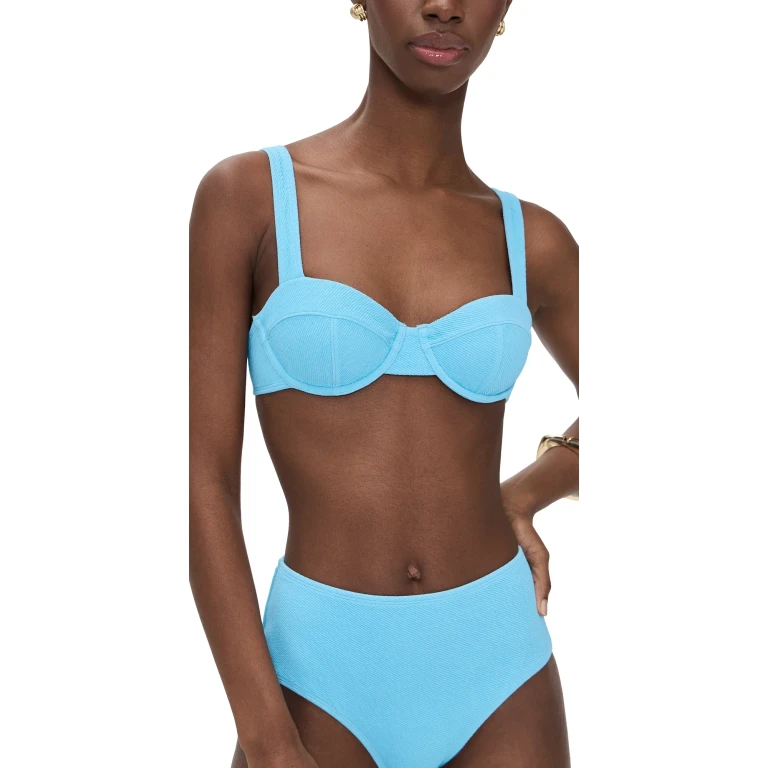 Solid & Striped The Lilo Bikini Top Blackout XL