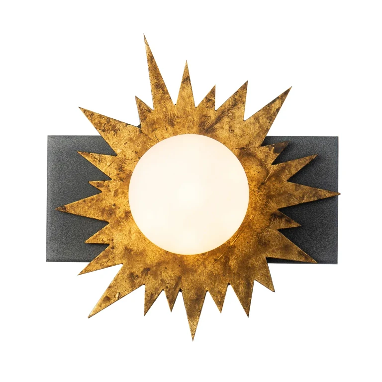 WZC+Gold LED Wall Sconce from the Soleil Collection