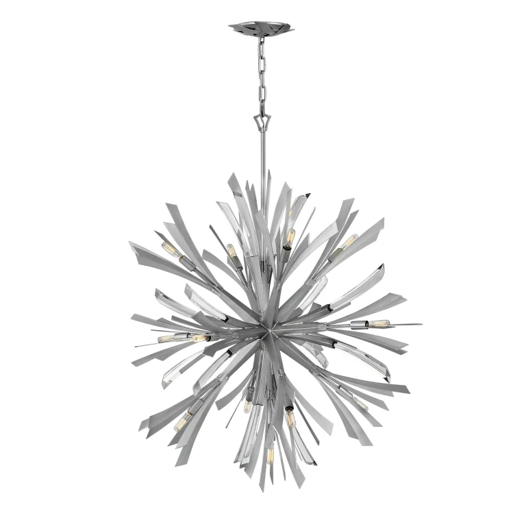 Fredrick Ramond Vida 13-Light Chandelier in Glacial