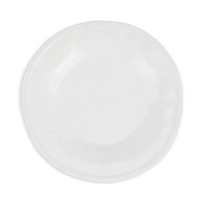 Vietri Aria White Salad Plate