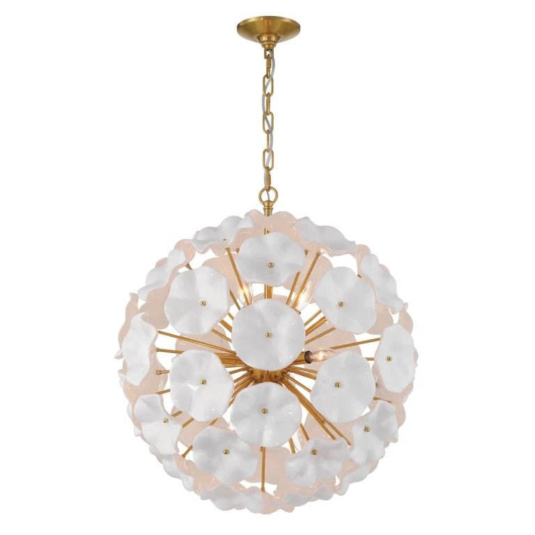 Aged Brass Pendant from the Esme Collection