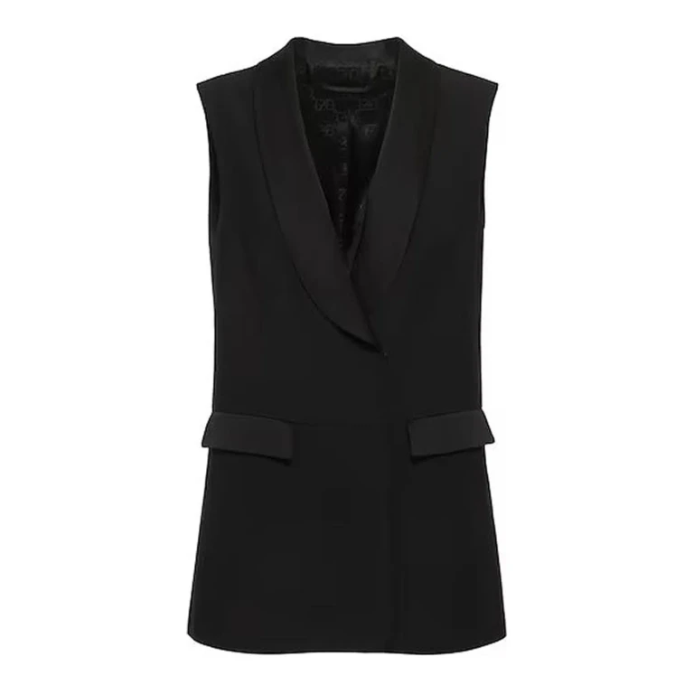 Alberta Ferretti Gilet - Noir