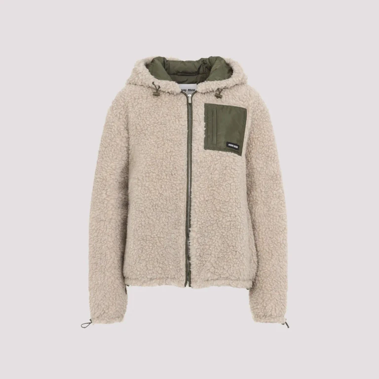 Chaqueta blouson de lana Miu Miu