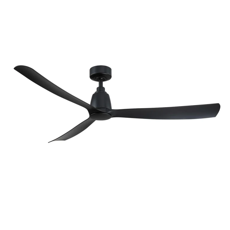 Black 60" Ceiling Fan from the Kute 60 Collection
