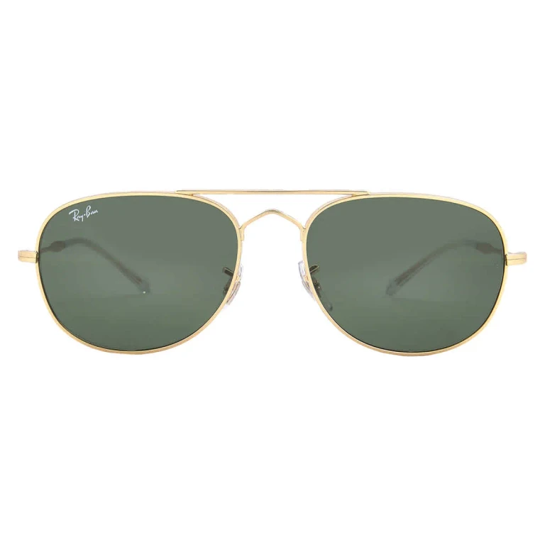 Ray Ban Bain Bridge Green Pilot Unisex Sunglasses RB3735 001/31 57
