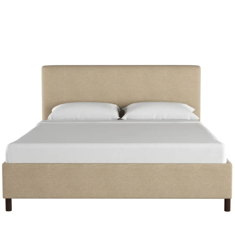Brianna Tan California King Platform Bed - Skyline Furniture