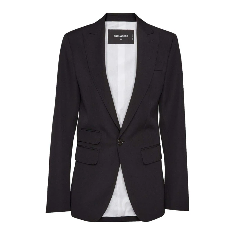 디스퀘어드2 남성 블레이저 - 블랙