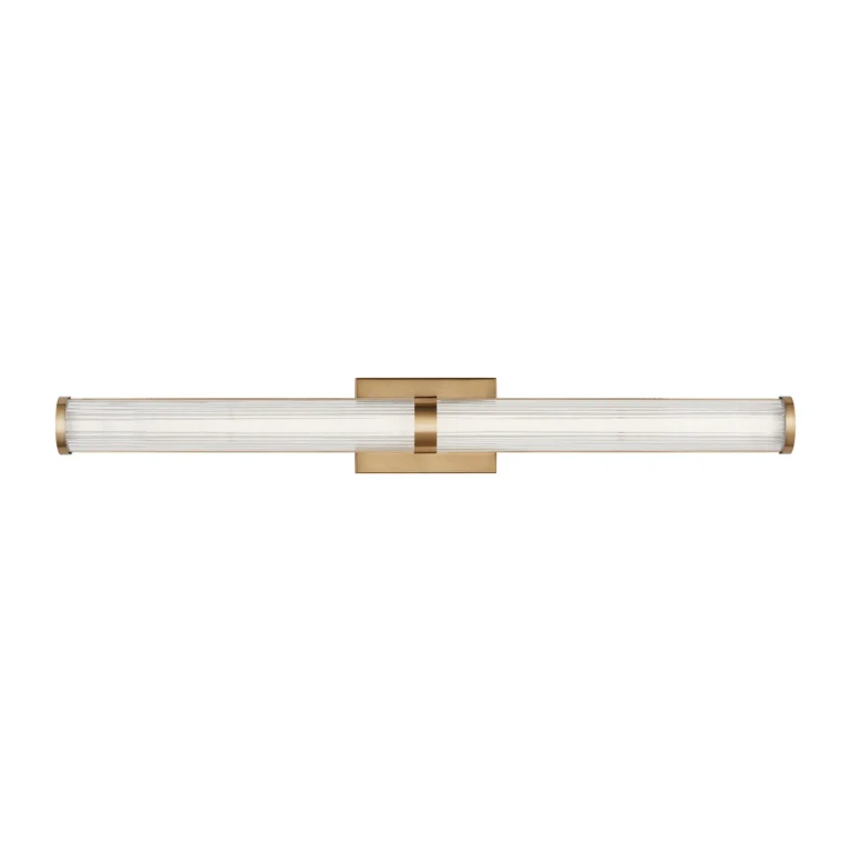 Syden 1-Light LED Bathroom Vanity Light in Satin Brass