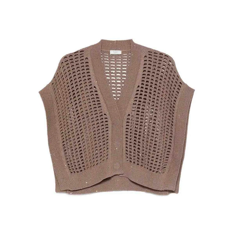 Peserico Pull Col Rond - Gris Foncé
