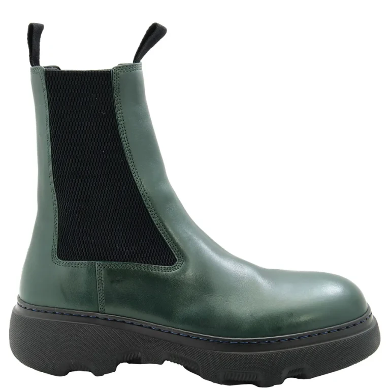 Burberry Creeper Leather Chelsea Boots
