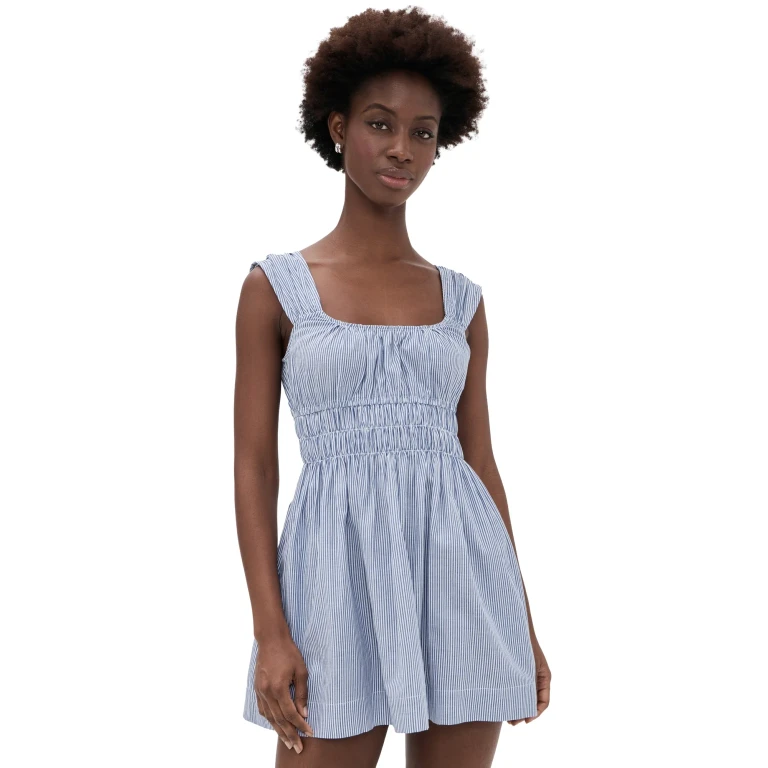 Ciao Lucia Abella Cotton Mini Dress Stripe S