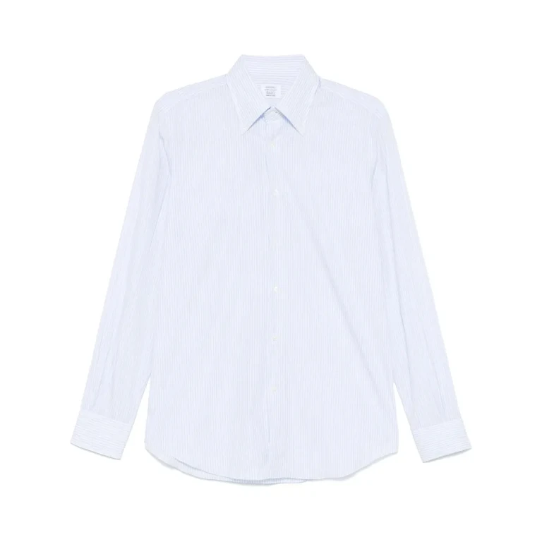 Mazzarelli Red Striped Shirt