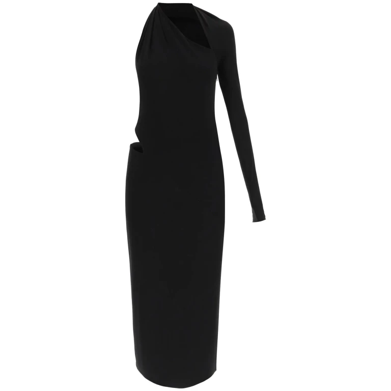 Versace Cut-Out Jerseykleid