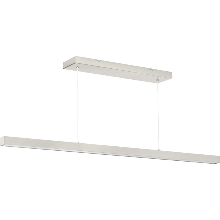Brushed Nickel LED Pendant from the Planck Led Collection