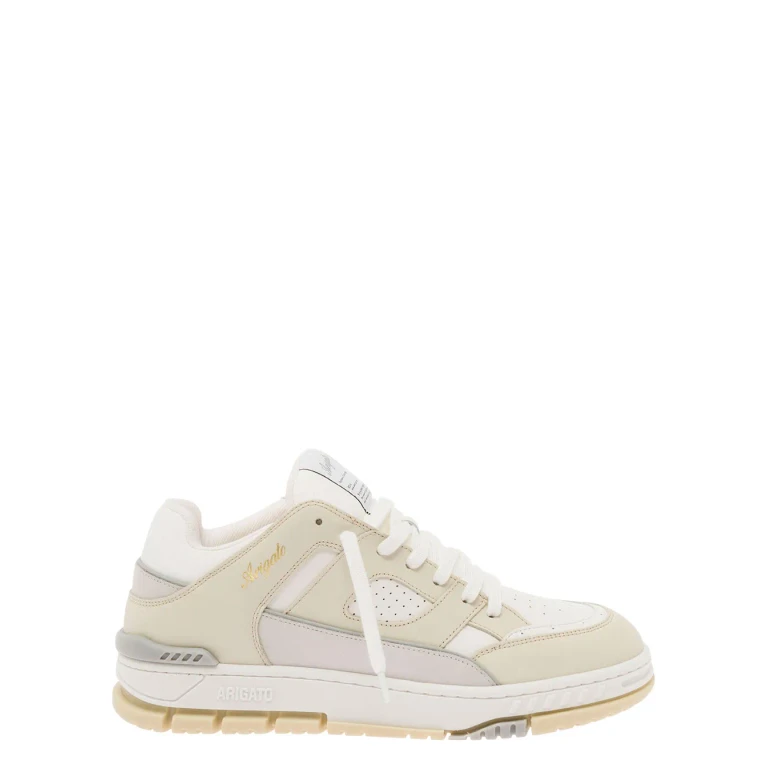 Axel Arigato area Lo Beige Sneakers With Embossed Logo In Leather Blend Man