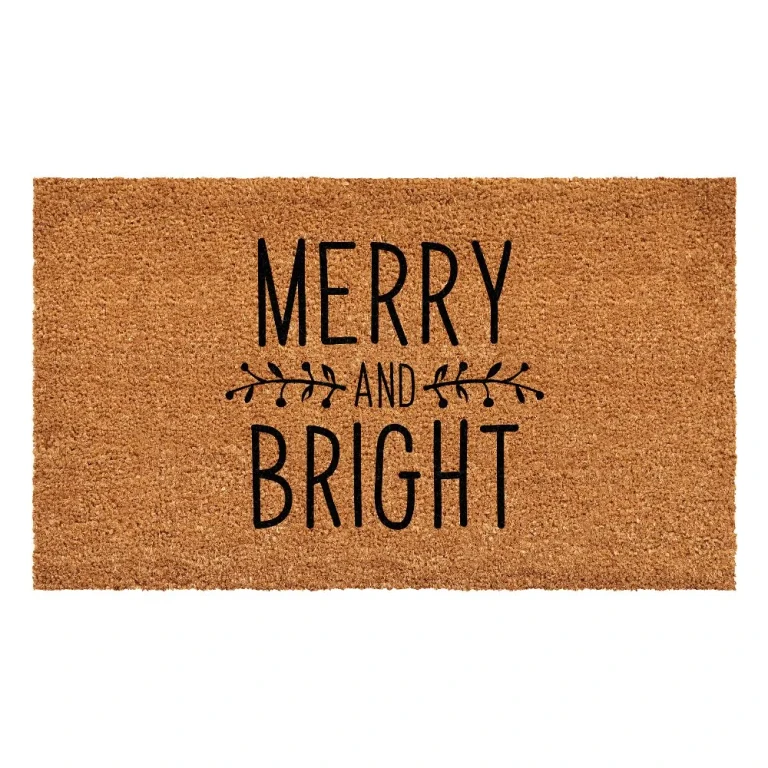 Holly and Bright Doormat