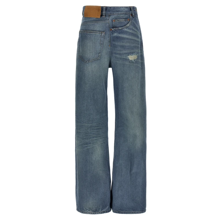 MM6 Maison Margiela Twist jeans Blue Cotton - Women