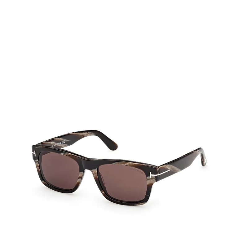 Tom Ford Smith Rectangular Sunglasses, 55mm