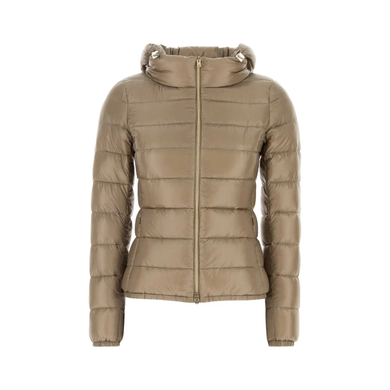 Slim Fit Waterproof Nylon Down Jacket with Hood and Metal Zip (PI0833DIC12017Z2600)