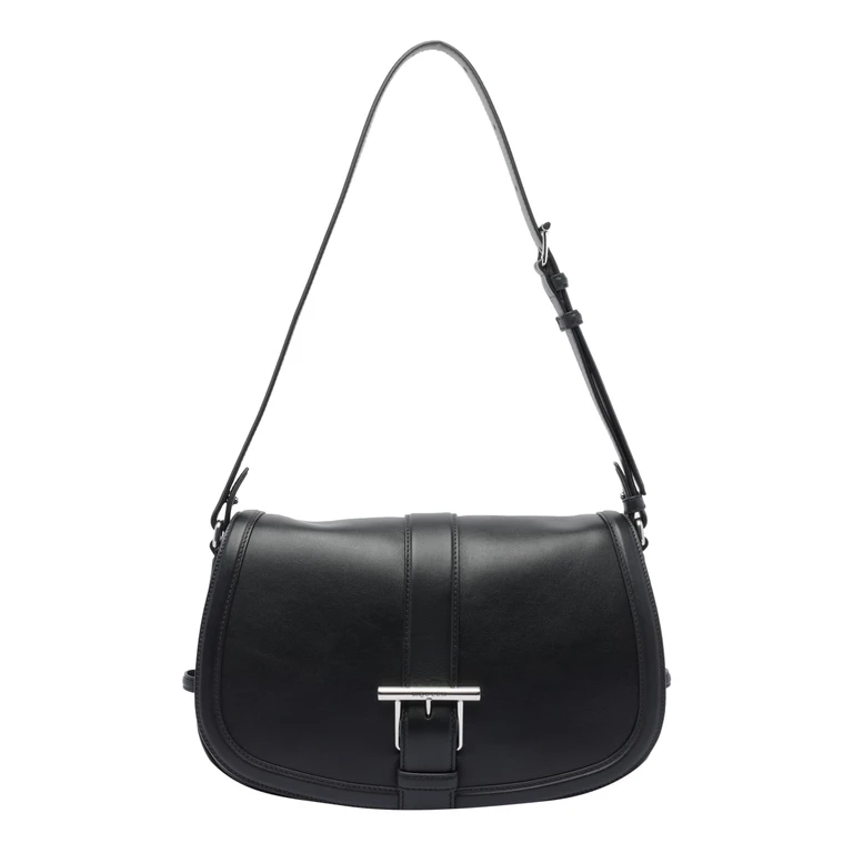 Alexander McQueen Large Mcqueen Satchel Bag With T Buckle