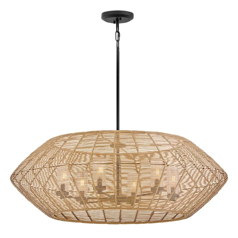 Black LED Chandelier from the Luca Collection