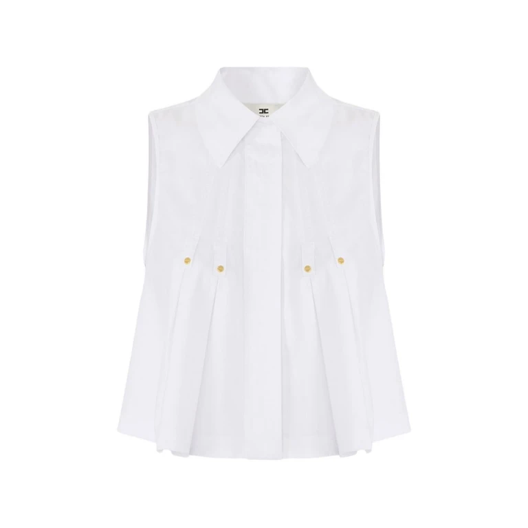 Elisabetta Franchi Shirts White Cotton - Women