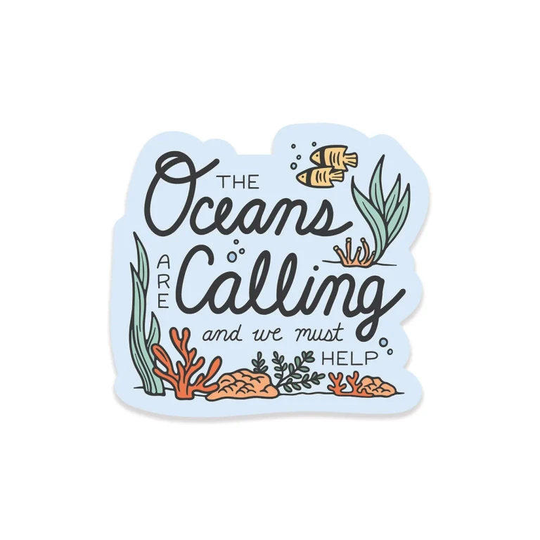 Oceans are Calling | Sticker