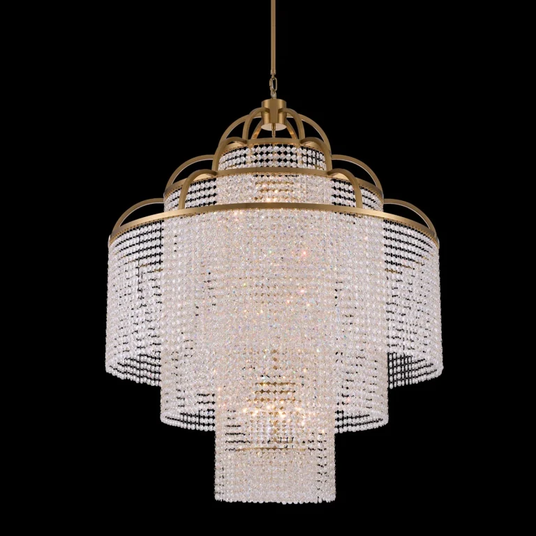 True Brass 12 Light Pendant from the Torta Collection