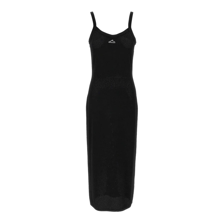 T By Alexander Wang Robe Au Genou - Noir