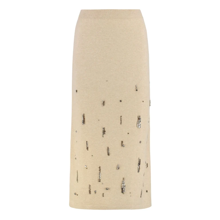 Fabiana Filippi Gonna Midi In Knitwear