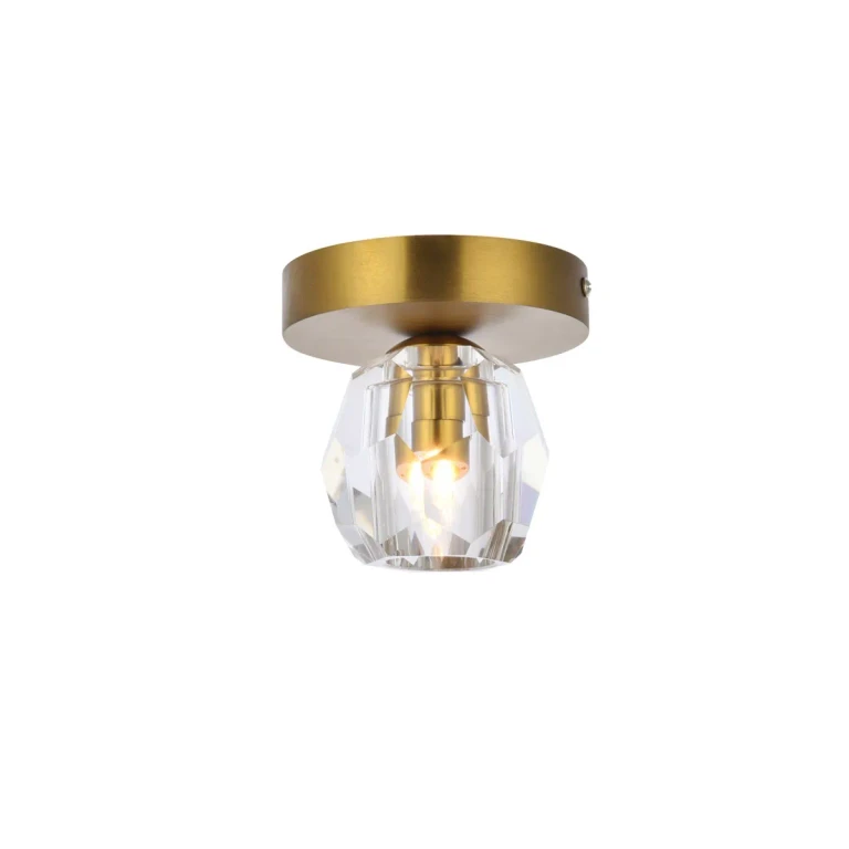 Gold LED Flush Mount from the Eren Collection