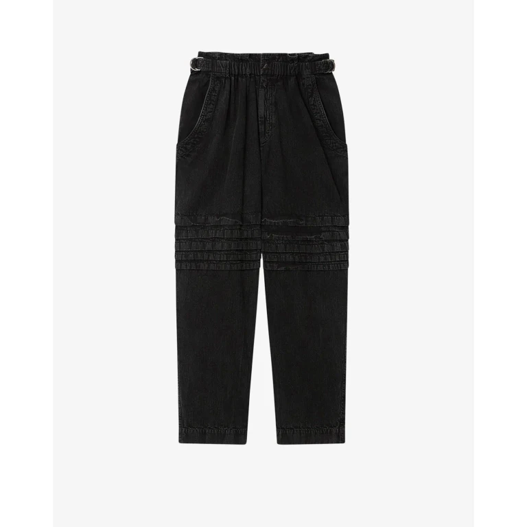 Pantalon Mellya - Femme - Noir Délavé - Taille 34 - Marant Étoile