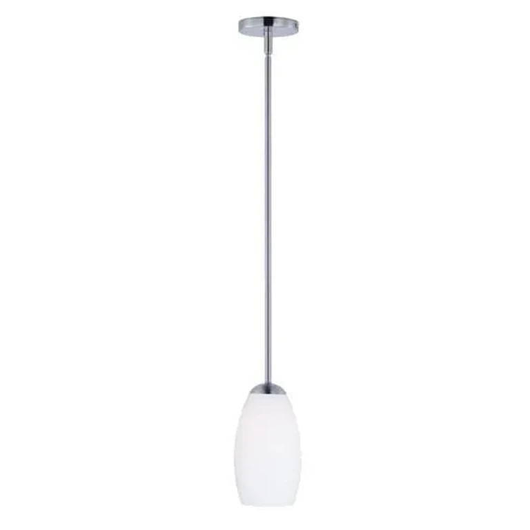 Taylor 1-Light 1-Light Mini Pendant in Satin Nickel