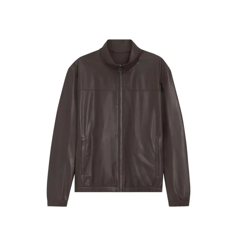 Beckham X Boss Zip-up Leather Jacket