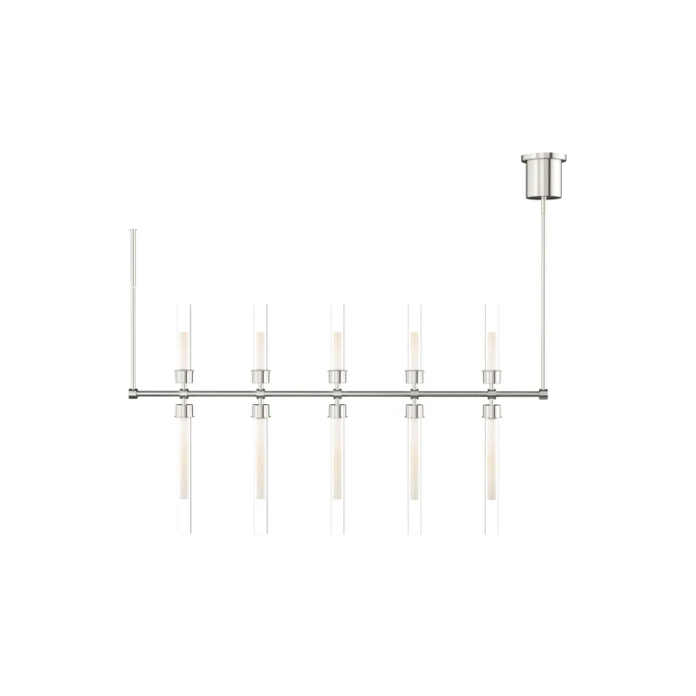 Polished Nickel LED Suspension from the Linger Collection