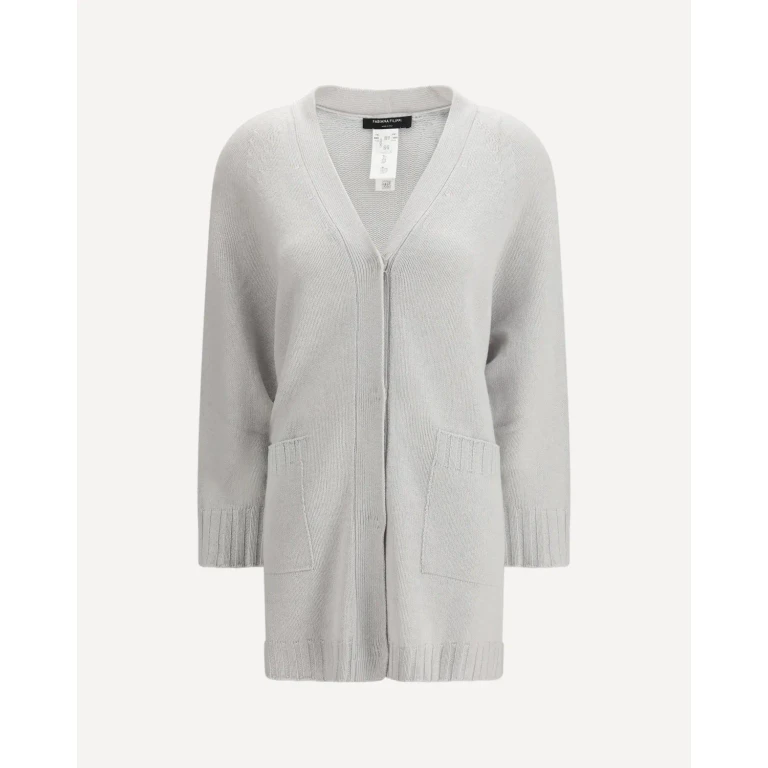 Cardigan Fabiana Filippi in maglia fine con scollo a V