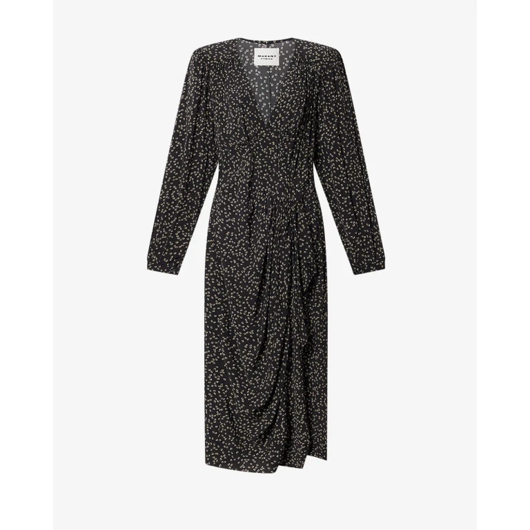 Robe Daylia - Femme - Noir - Taille 34 - Marant Étoile