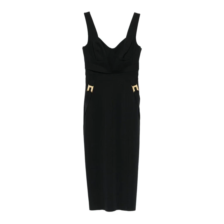 Elisabetta Franchi Robe Courte - Noir